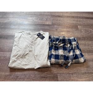 Sleep Hero Mens 2 Piece Pajama Set Size Small Long Sleeve Shirt O2